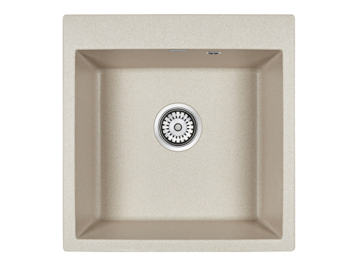 Кухонная мойка Paulmark KANTE 50 PM105152-BE 50х50 цвет бежевый